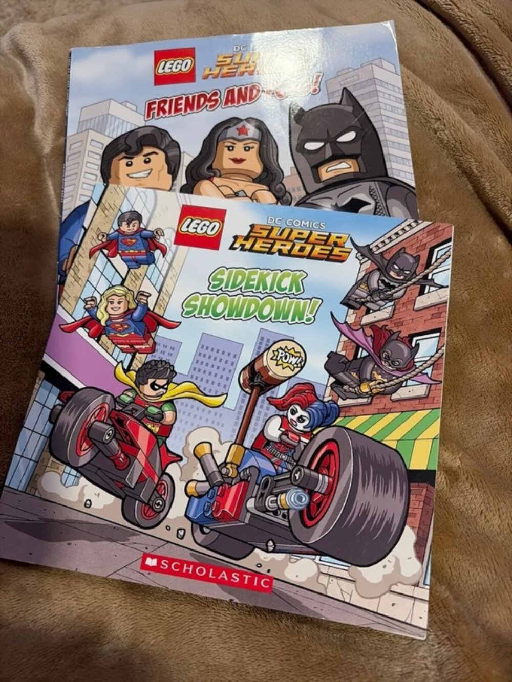Dc comics Lego super heroes lot of 2 books